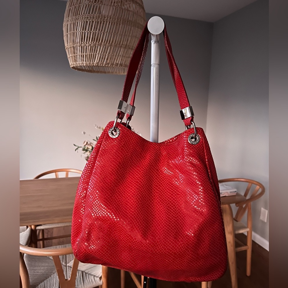 Prune Woman Red Leather Bag